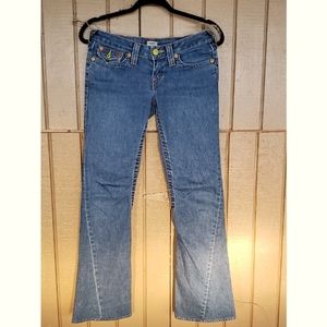 True Religion Vintage Low Rise Flare Jeans 26